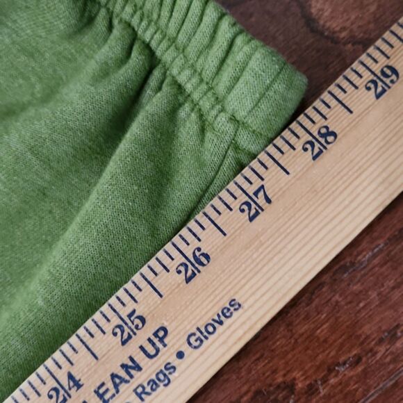 Aviator Nation 5 Stripe Sweatpants, Jungle Green/Neon Rainbow, Size L - Picture 11 of 11